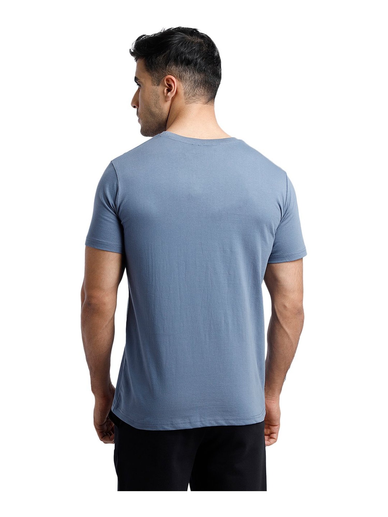 Hummel Blue Crew T-Shirt