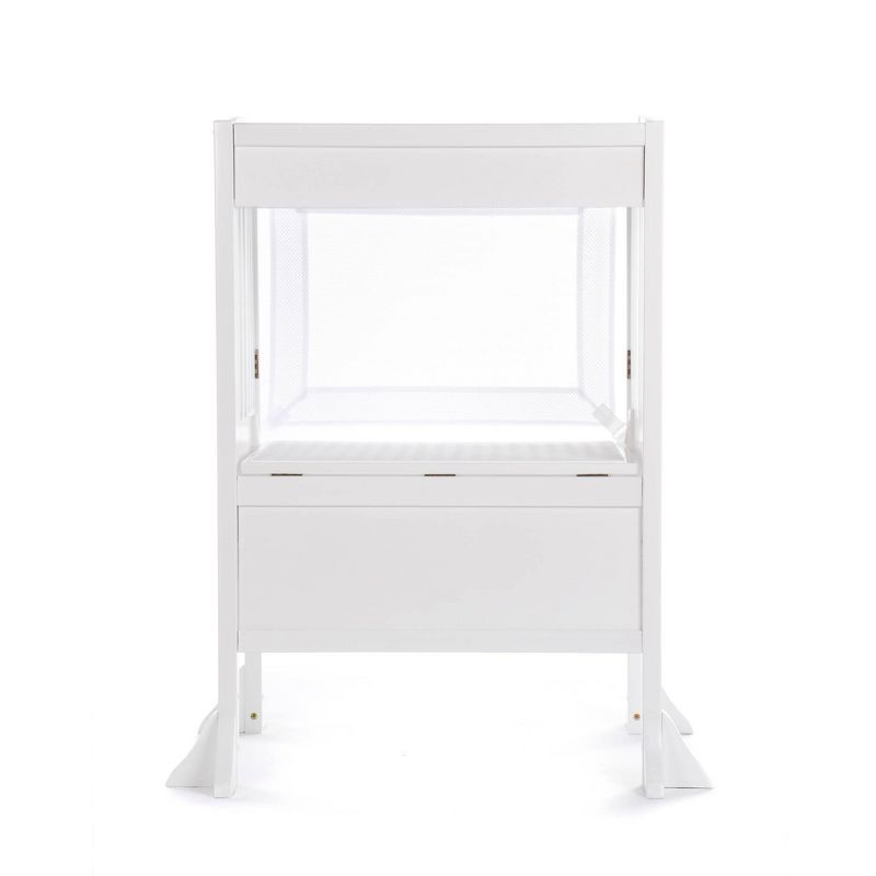 Kids' Contemporary Kitchen Helper Stool Double White - Guidecraft