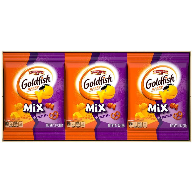 Pepperidge Farm Goldfish Flavor Blasted Extra Cheddar and Pretzel - 12ct