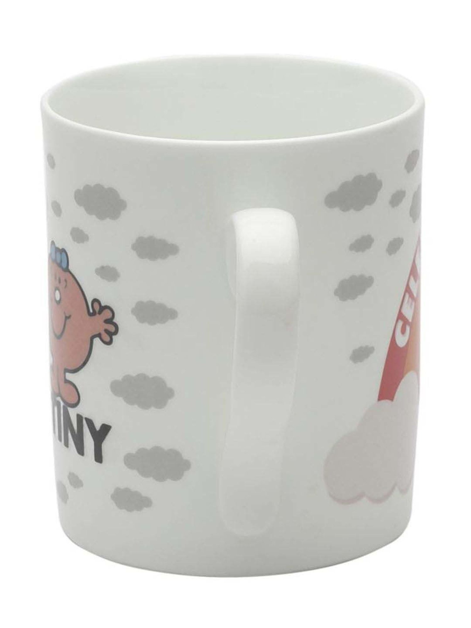 Clay Craft Multicolor Fine Ceramic Abstract Milk Mug 350 ml - 1 Pc