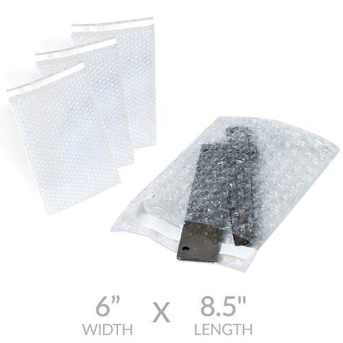 Open End Bubble Out Bags 6" x 8.5" #3 - Pack of 100