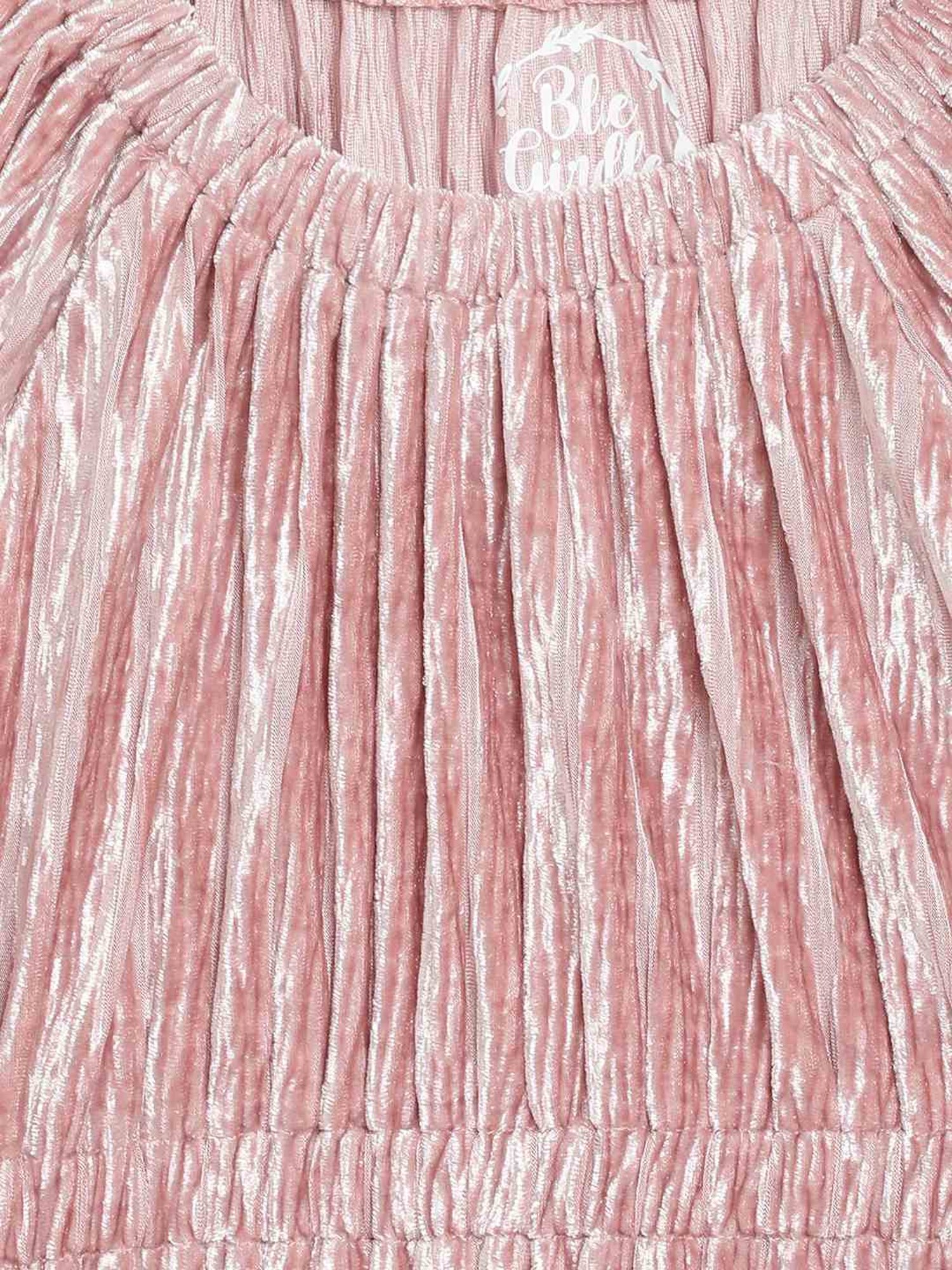 Blue Giraffe Kids Peach Regular Fit Full Sleeves Sweatshirt