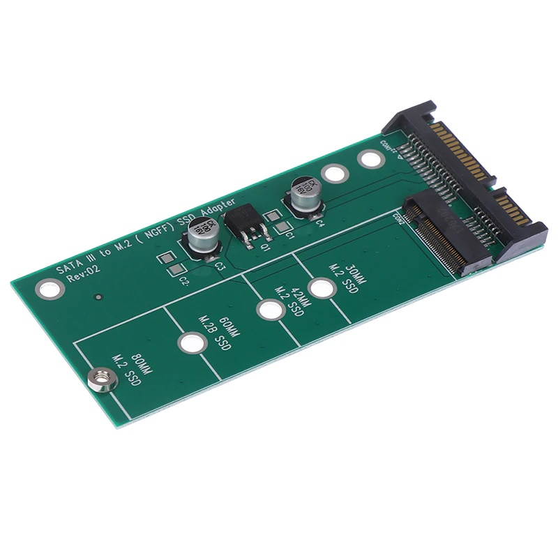NGFF M.2 SSD To 2.5" SATA 3 Adapter Card For 30/42/60/80mm M.2 SSD Hard Drive