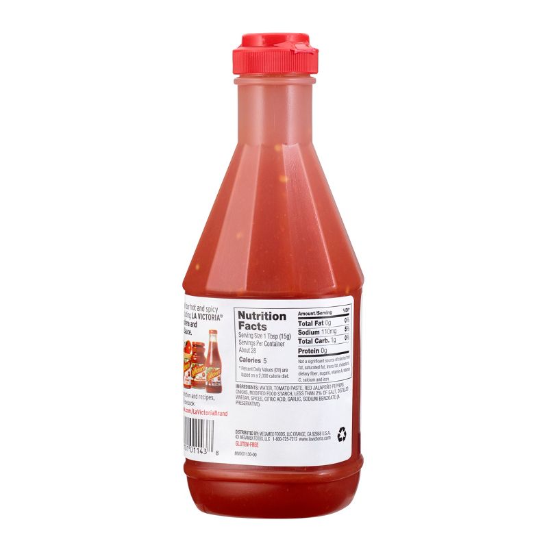 La Victoria Salsa Brava Hot Sauce 15oz