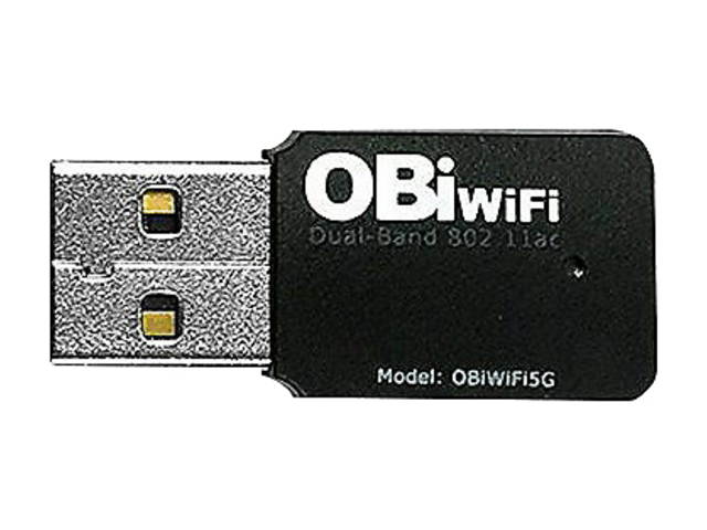Polycom Obihai OBiWiFi5G 2.4/5GHz Wireless 802.11AC Adapter for OBi200, OBi202, OBi1022, OBi1032, OBi1062 VoIP Phone and Device