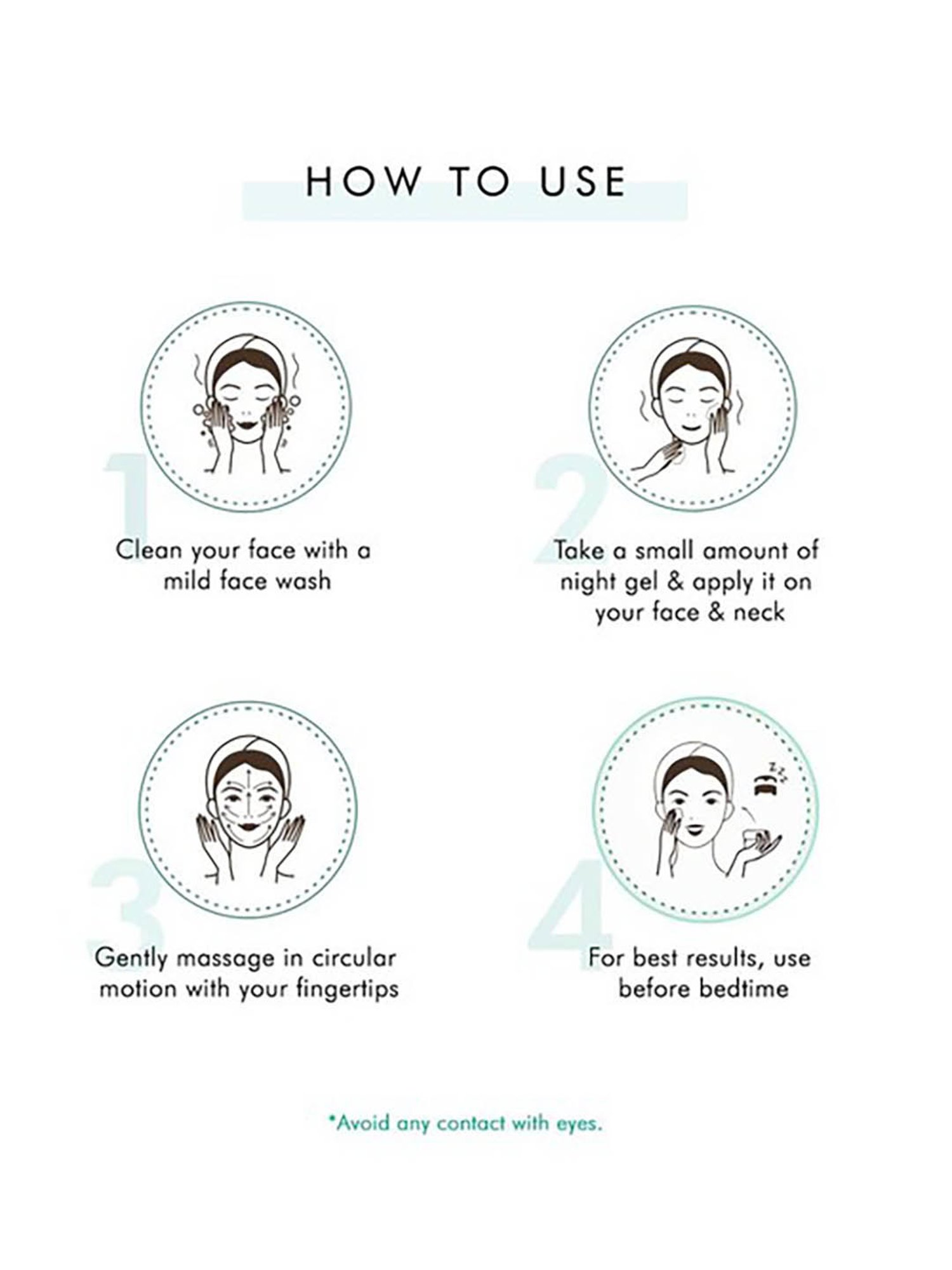 mCaffeine Naked Detox Hydrating Green Tea Night Gel - 50 ml