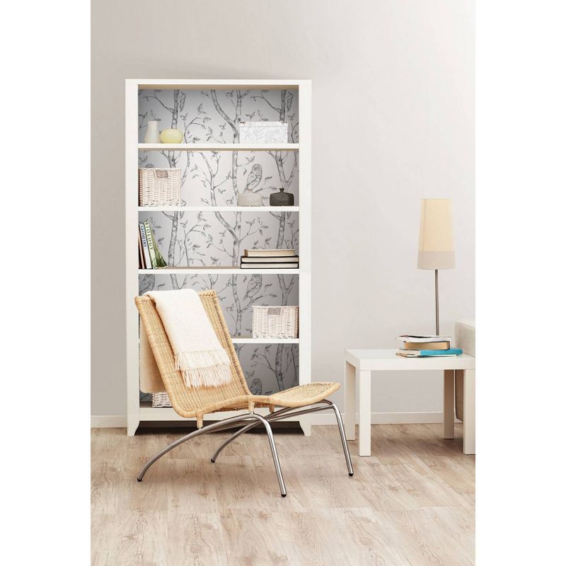 NuWallpaper Woods Peel & Stick Wallpaper Gray