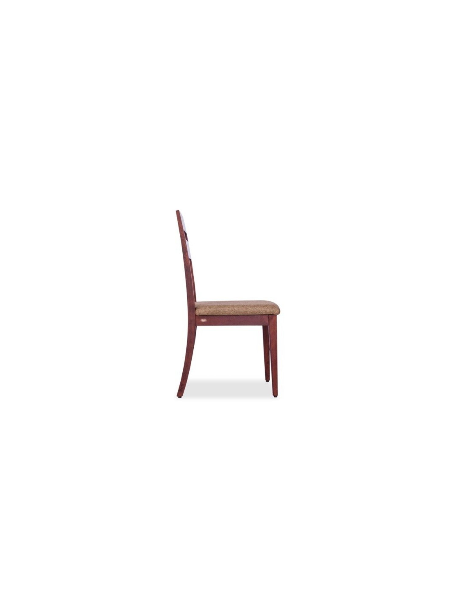 Durian Elanor Modern Brown & Beige Premium Leatherette Dining Chair