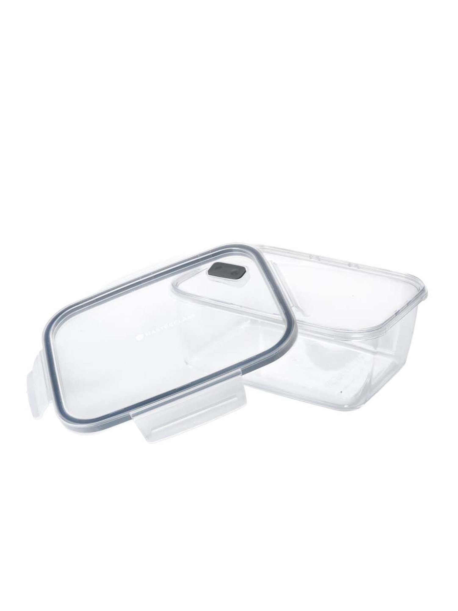 MasterClass Transparent Plastic Rectangular Food Storage Container (0.8 L)