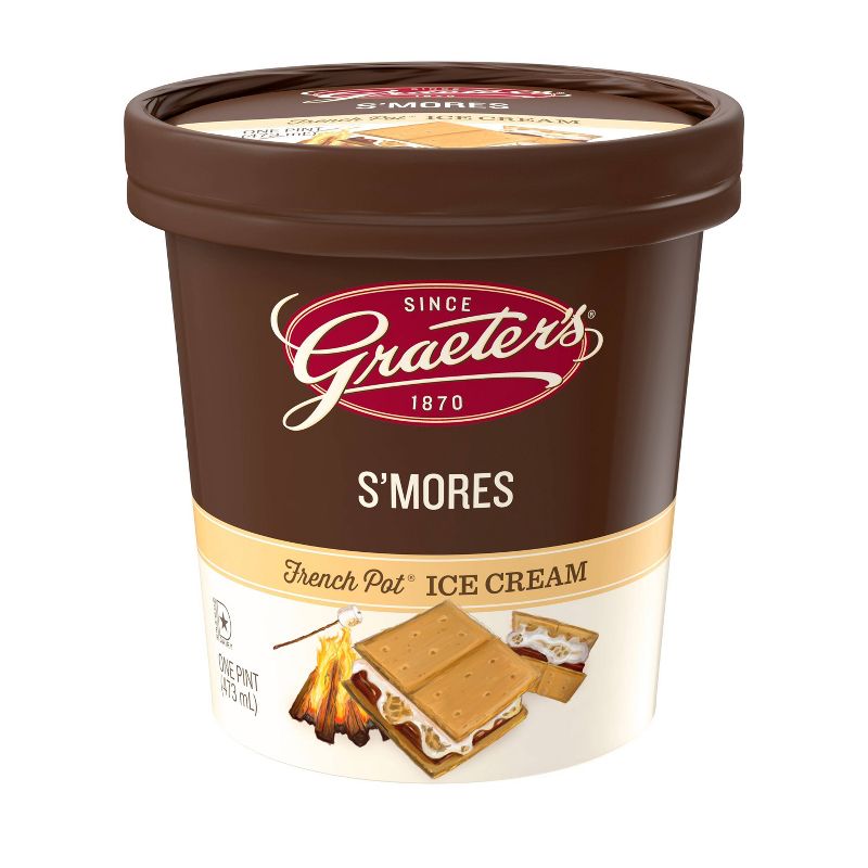 Graeter's S'mores Chocolate Chip Ice Cream - 16oz
