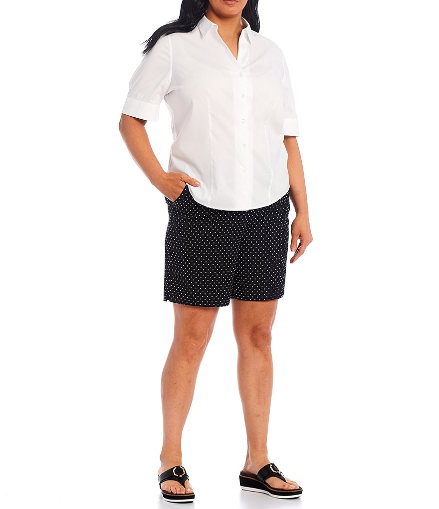 Code Bleu Plus Size Chelsea Bermuda Shorts