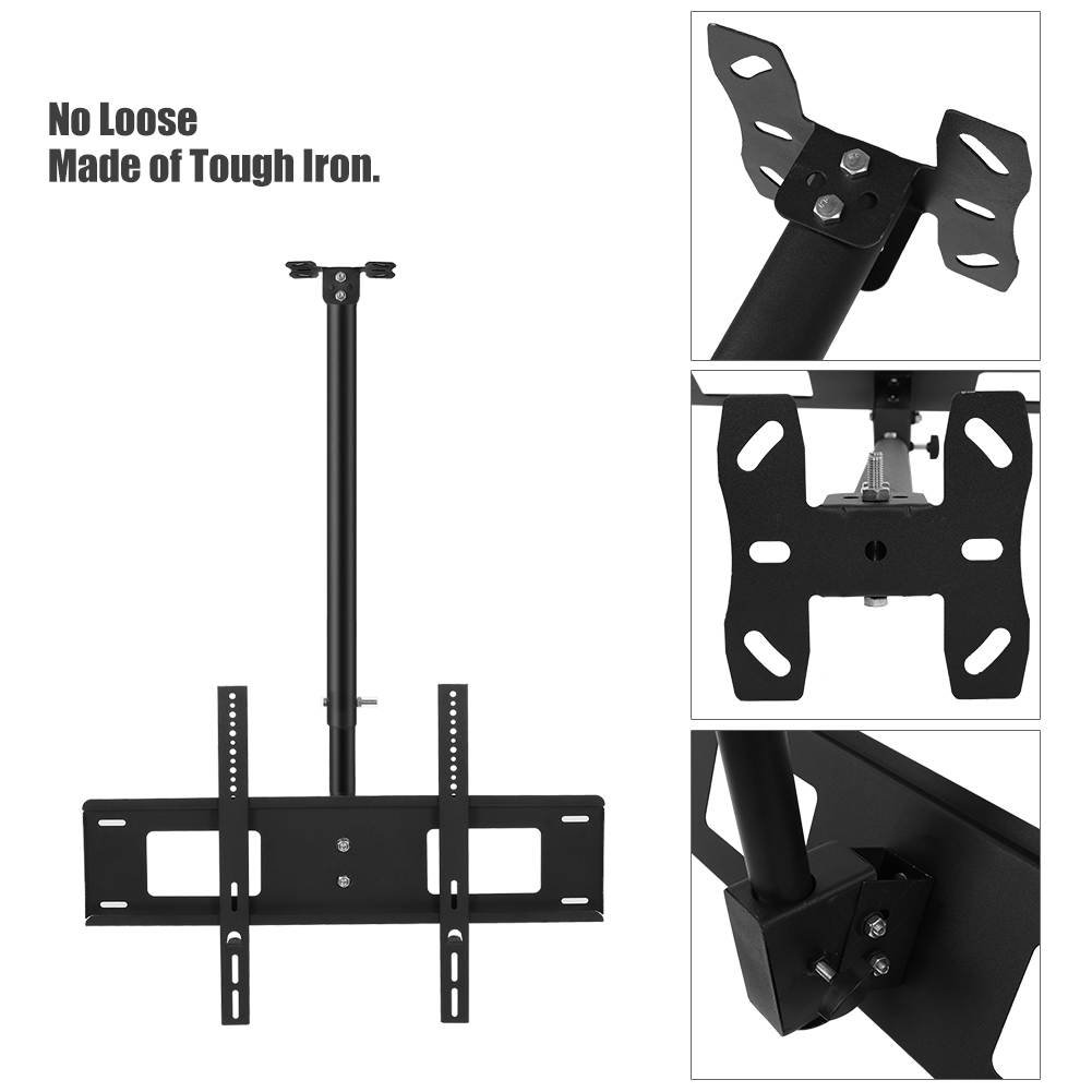 26"-32" LCD LED Monitor Flat Tilting Swivel TV Ceiling Roof Mount Bracket TV Ceiling Bracket,TV Ceiling Mount,Roof TV Mount Bracket,TV Tilt Mount Bracket,Adjustable Ceiling Mount