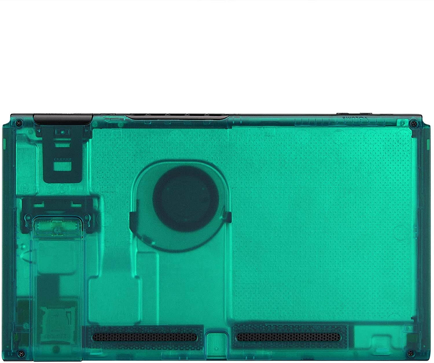 eXtremeRate Emerald Green Console Back Plate DIY Replacement Housing Shell Case for Nintendo Switch Console with Kickstand &ndash; JoyCon Shell NOT Included