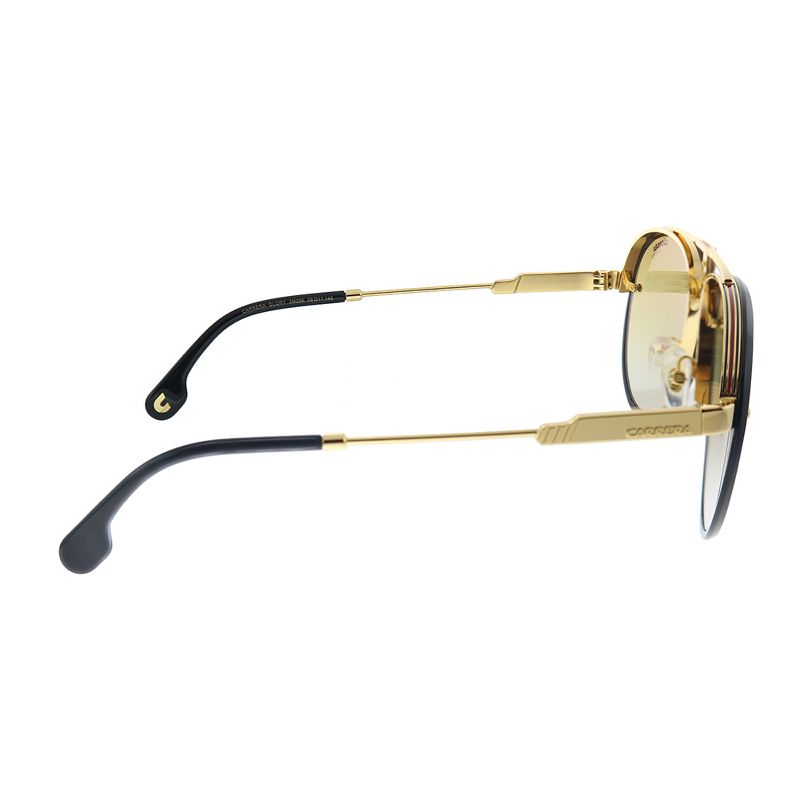Carrera Glory 2M2 Unisex Pilot Sunglasses Black Plastic on Gold 58mm