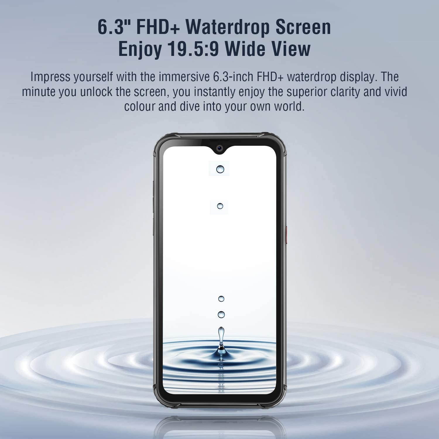 Rugged Cell Phone Unlocked, Blackview BV9800 Pro Thermal Imaging, 6GB+128GB Helio P70 Android 9.0 Waterproof Smartphone 48MP+16MP Cameras Wireless Charging 6.3" FHD+ 6580mAh 4G Dual SIM Phones