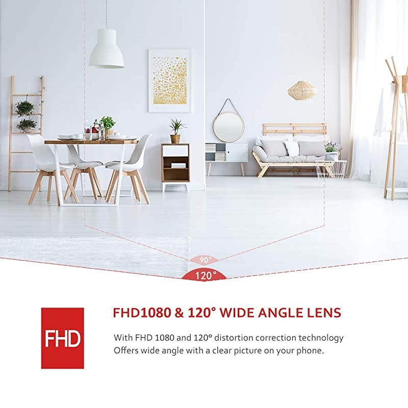 1080P FHD Baby Monitor Pet Camera 24G Wireless Indoor Home Security Camera with TwoWay Audio Motion Detection Night Vision for BabyPetNannyElderly Compatible with iOS amp Android System