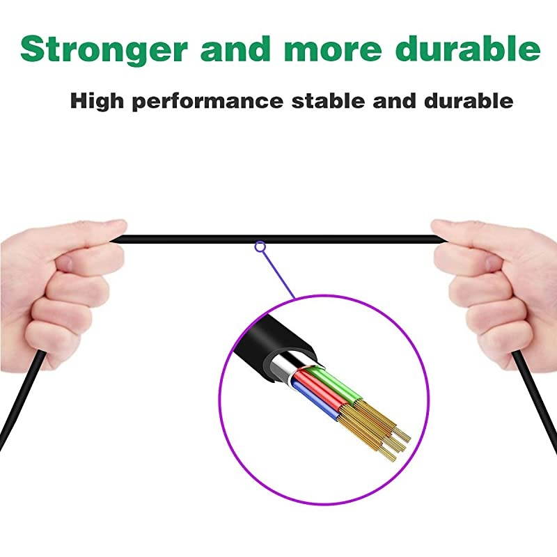 Replacement Astro A40 Cable A10 Cord Compatible with Astro A10 A40 Gaming Headset Audio Talkback Chat Cable to Xbox One PS4 PC Gaming MixAmp No Mute and Volume Controls