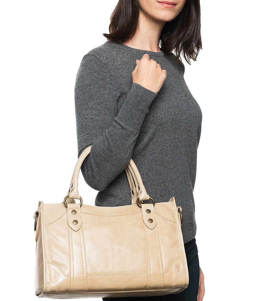 Frye Melissa Washed Leather Satchel Bag