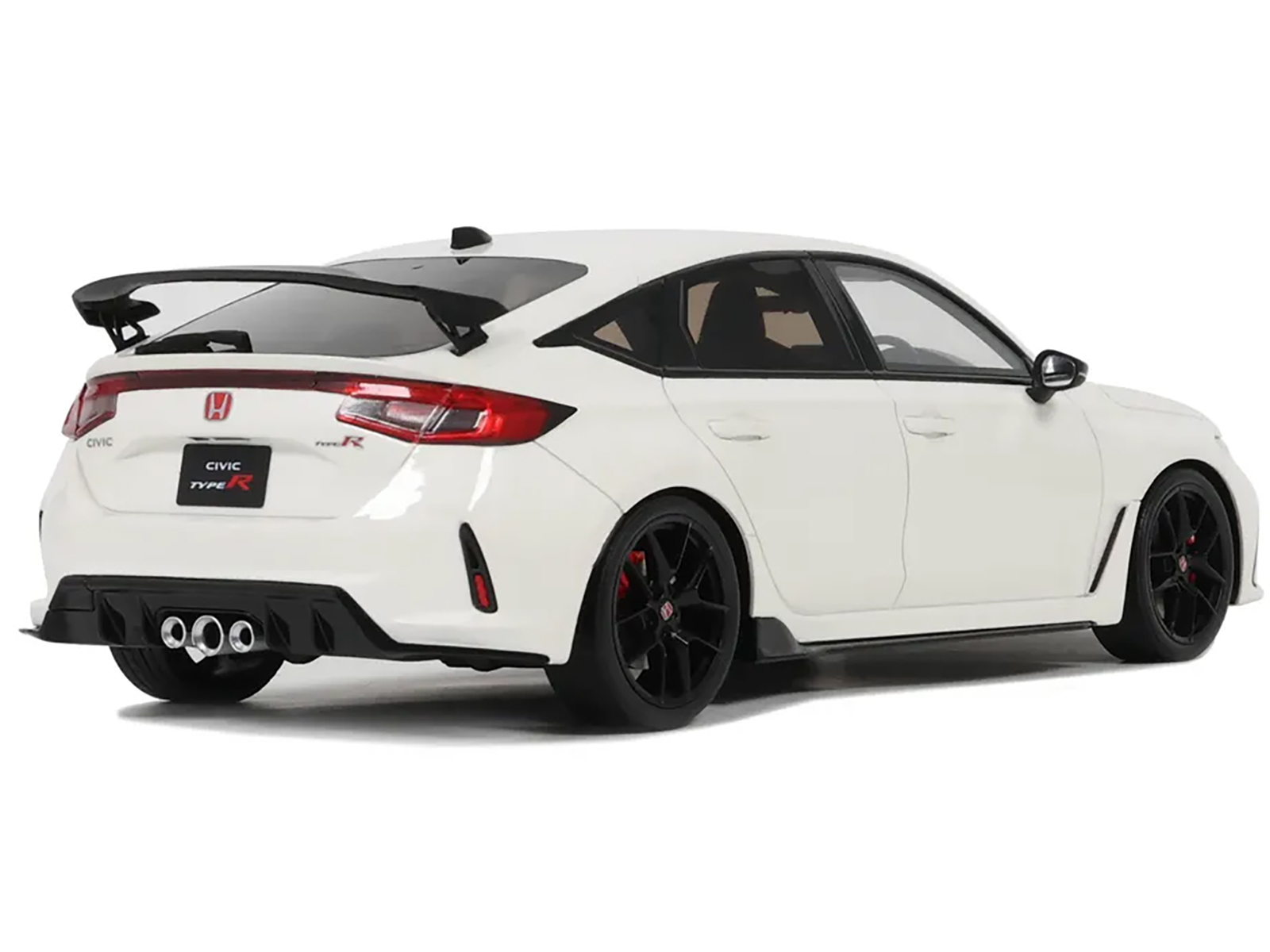 2022 Honda Civic Type R (FL5) RHD (Right Hand Drive) Championship White Limited Edition to 2500 pieces Worldwide 1/18 Model Car by Otto Mobile