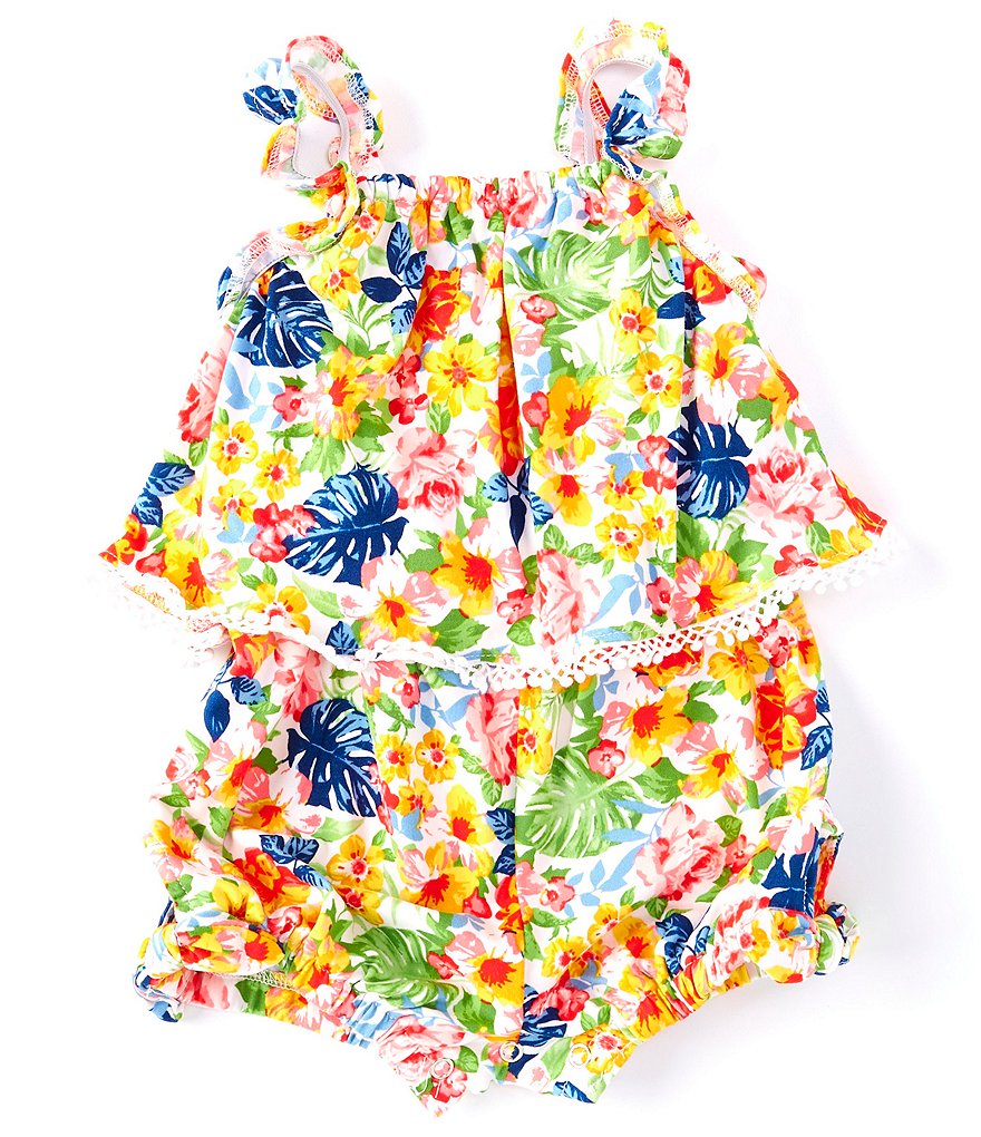 Burt's Bees Baby Newborn-9 Months Long-Sleeve Turkey Trot Footed Coverall