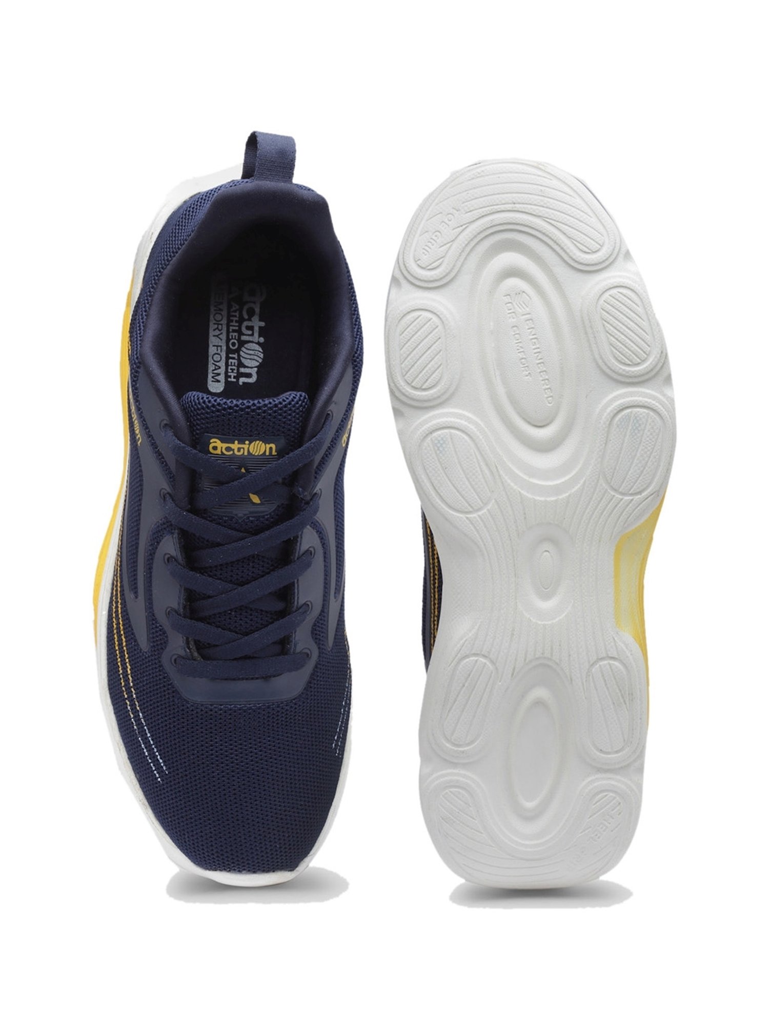 Action Men's Navy Running Shoes