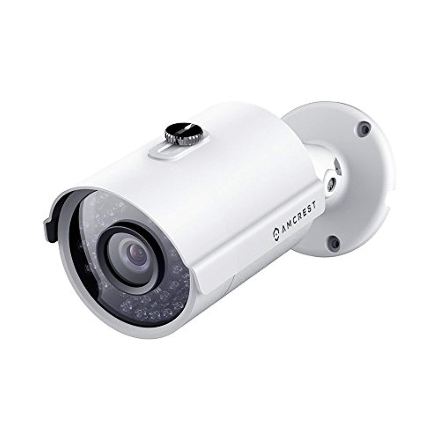 Amcrest IP3M-954E ProHD Outdoor 3 Megapixel POE Security Bullet Camera - IP66 Weatherproof, 3MP (2048 TVL) - White