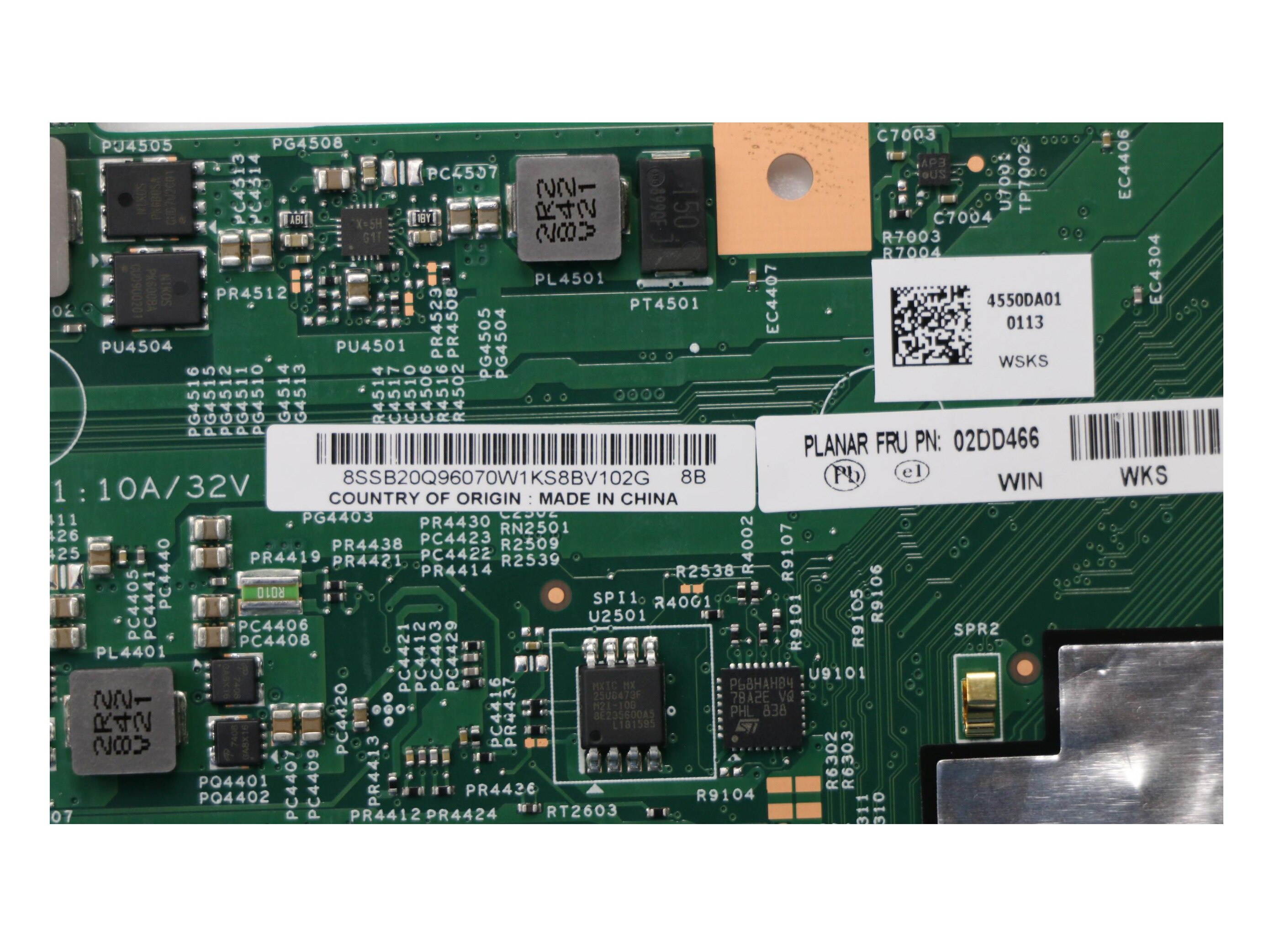 605SLP N5000 4G YG NvP WIN YT9260 LLA-1 17833-1M 448.0DA05.001M Integrated Mainboard 02DD466 for Yoga 11e 5th Gen 20LN 20LM