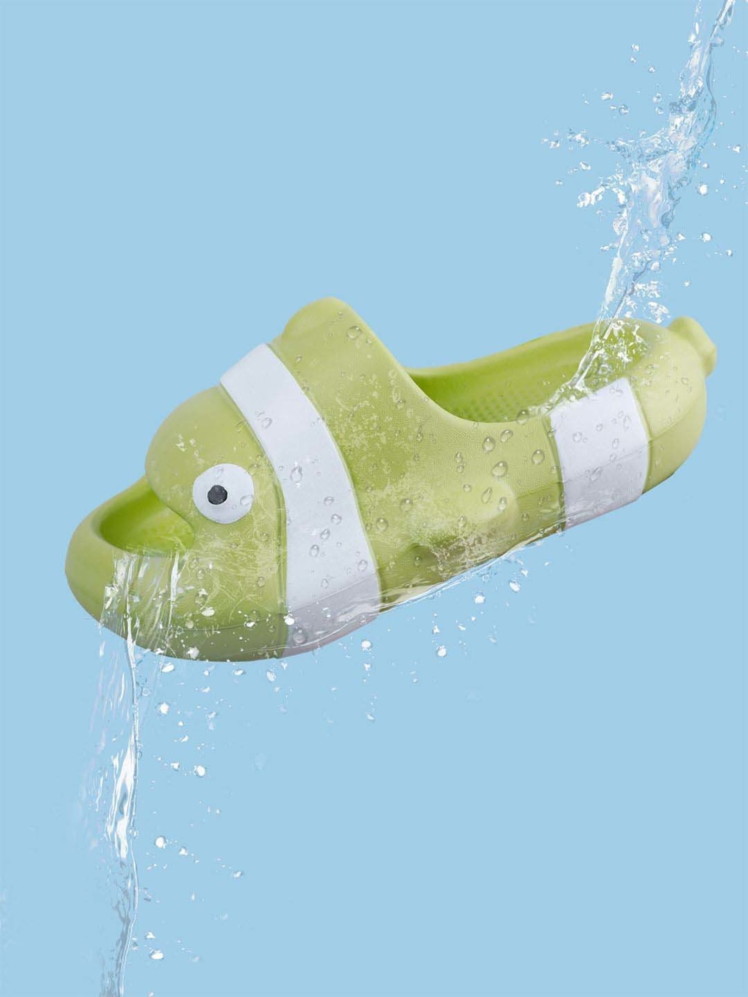 Baby Moo Unisex Green Casual Slip on