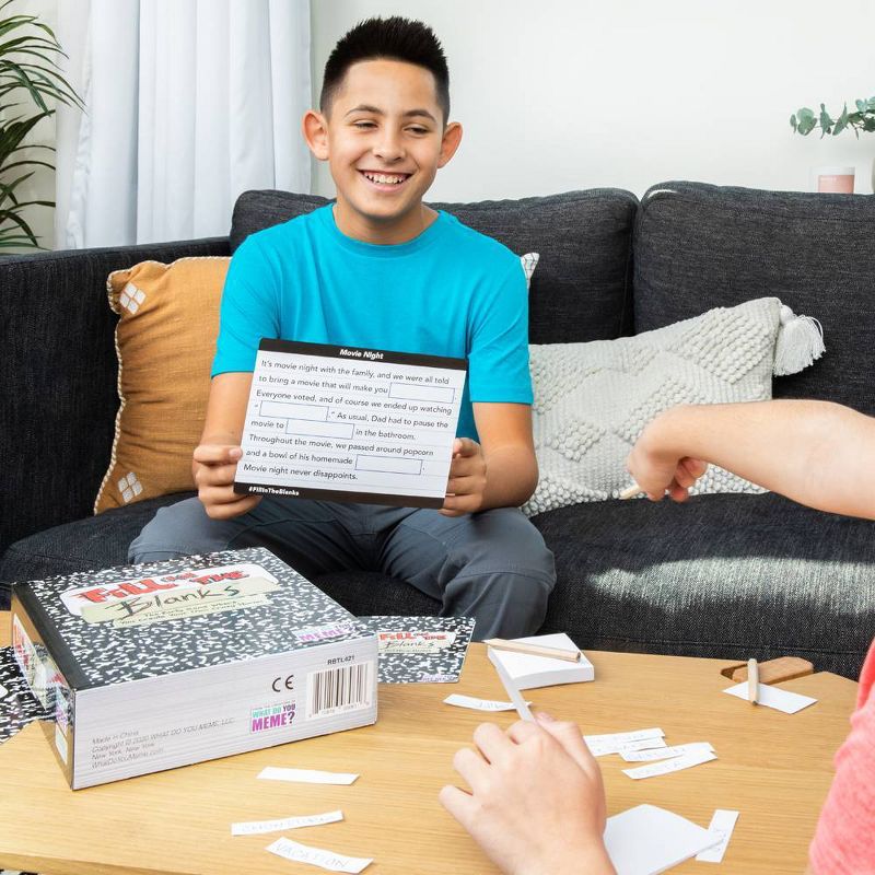 Fill In The Blanks Card Game