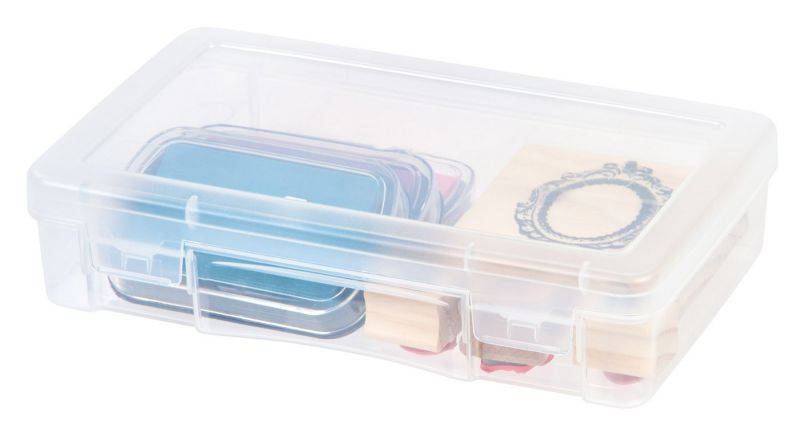 IRIS Medium Modular Supply Case, 10 Pack, Clear