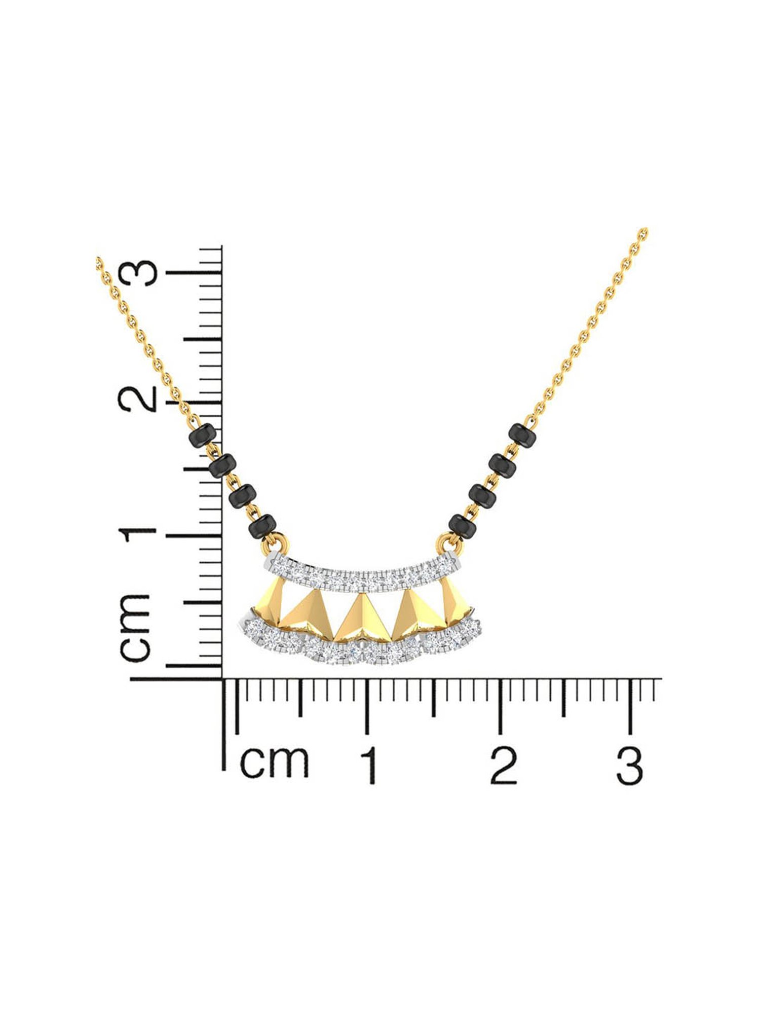 Waman Hari Pethe Jewellers 18k Gold & Diamond Mangalsutra for Women