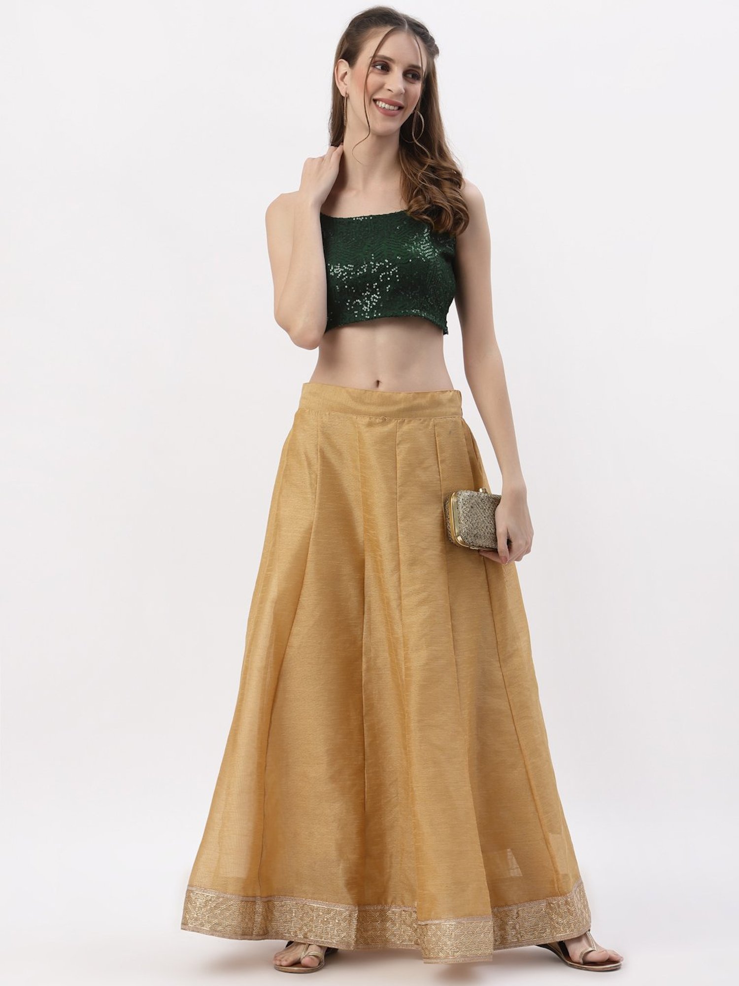 studiorasa Green Embellished Choli