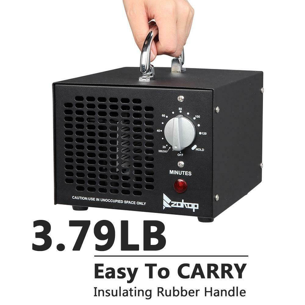 Portable 5000mg Ozone Generator Indoor Air Purifier Machine Timer Control