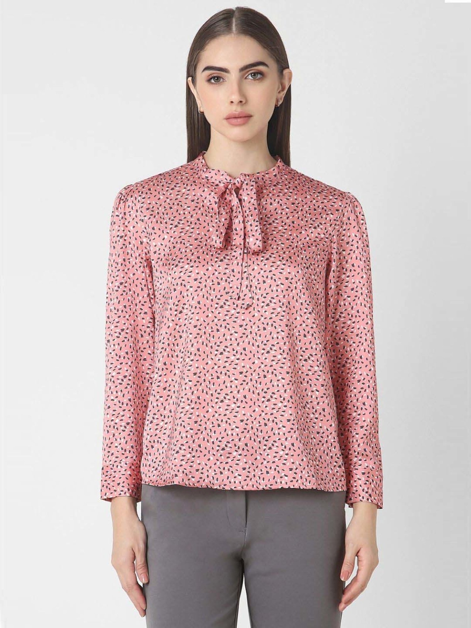 Van Heusen Pink Printed Top