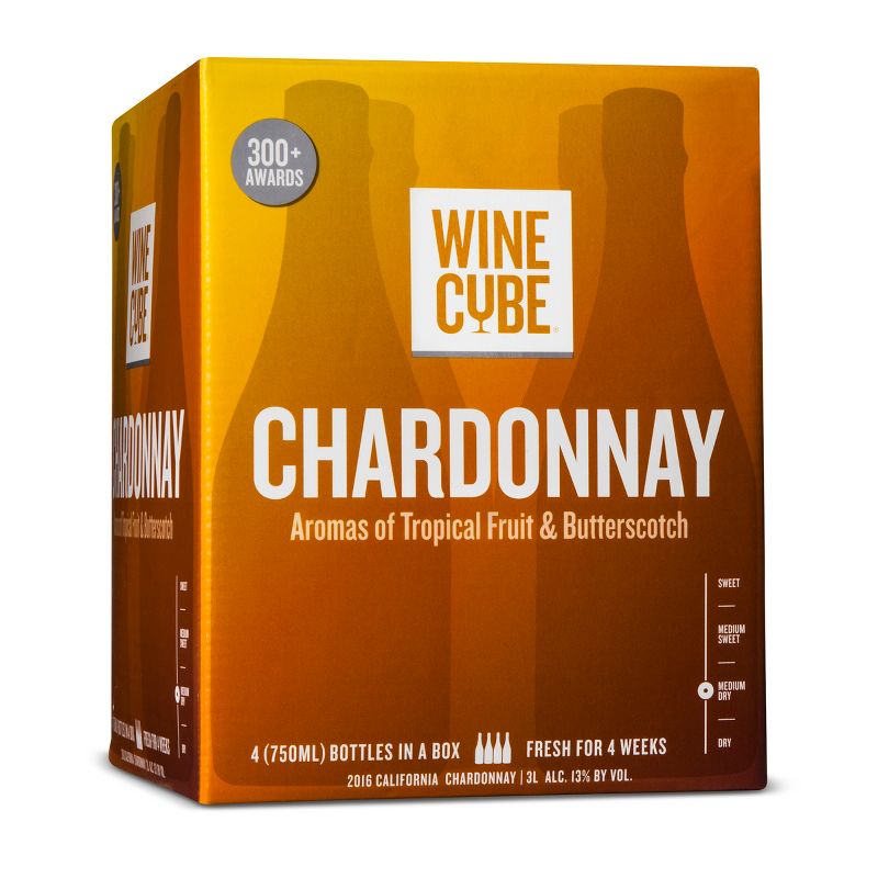 Chardonnay White Wine - 3L Box - Wine Cube™