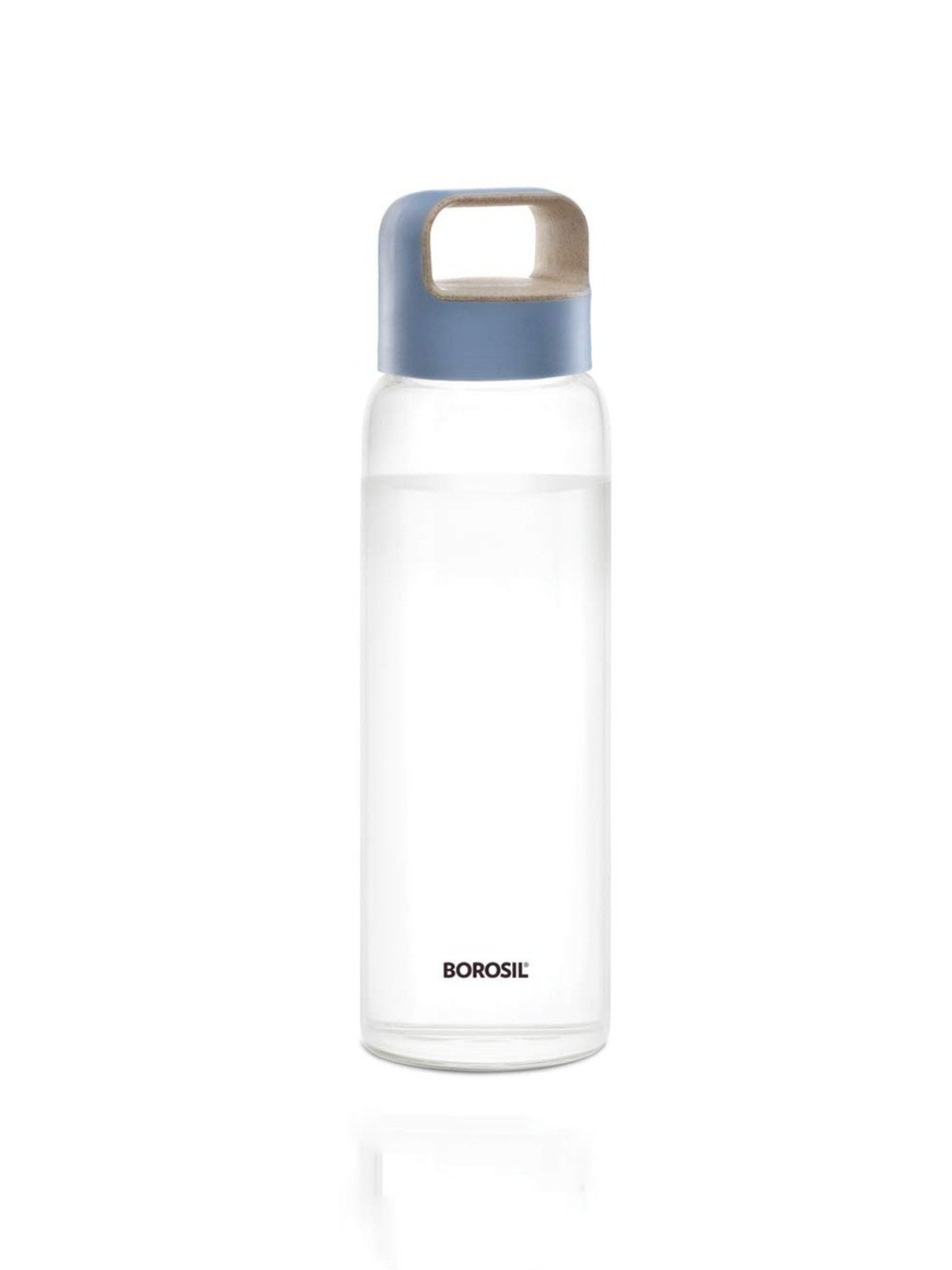 Borosil Water Bottle For Hot & Cold Water (Blue, 750 ml)