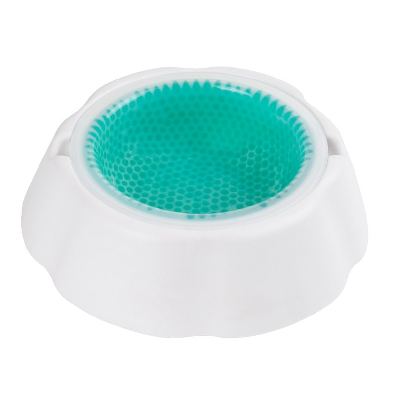 Petmaker Pet Bowl White Turquoise