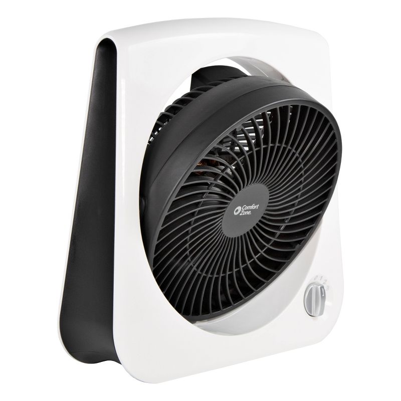 O2COOL Rechargeable Deluxe Necklace Fan with USB Cord Gray