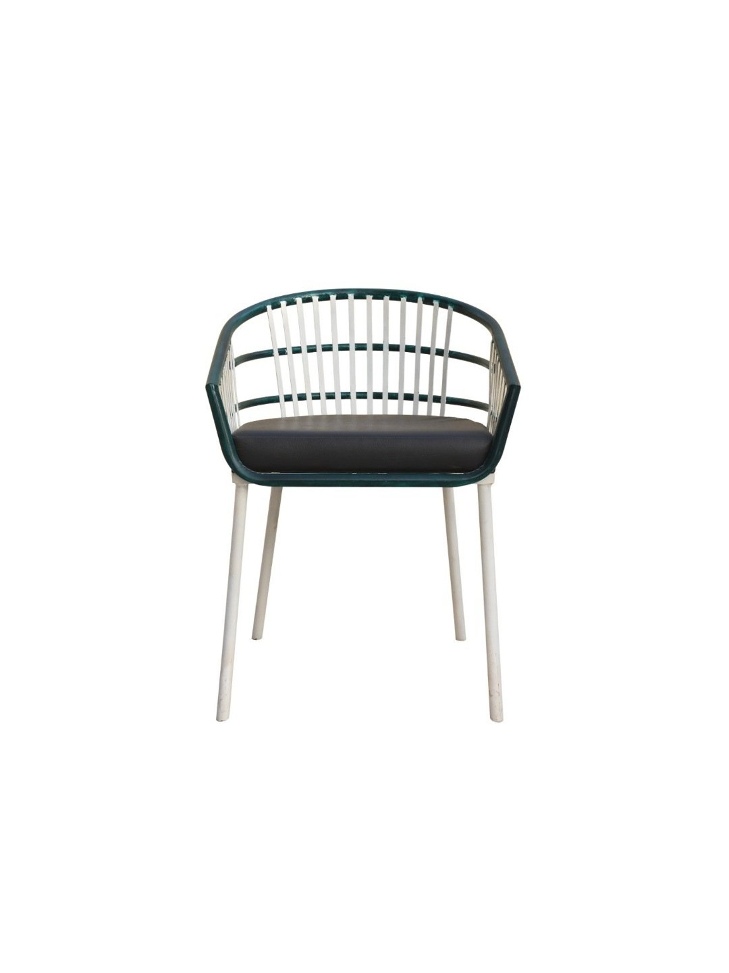 Artisans Rose Go Green Green Metal & Leatherette Chair