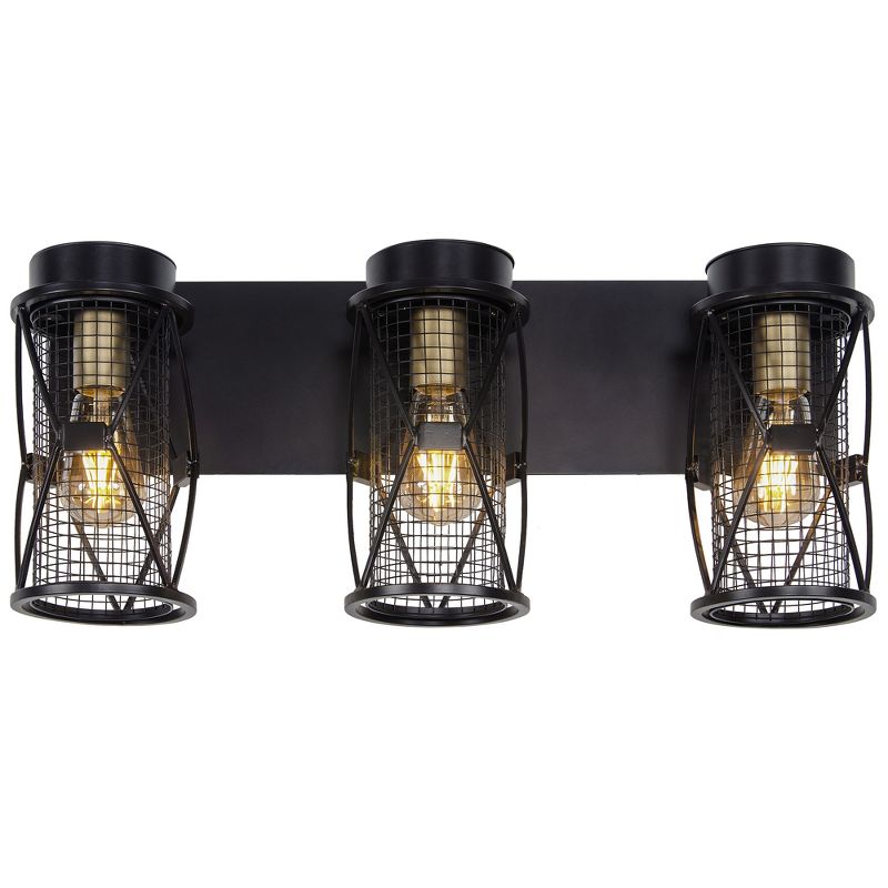 11" Harlequin 3 Light Bath Fixture Warm Bronze/Gold - Varaluz