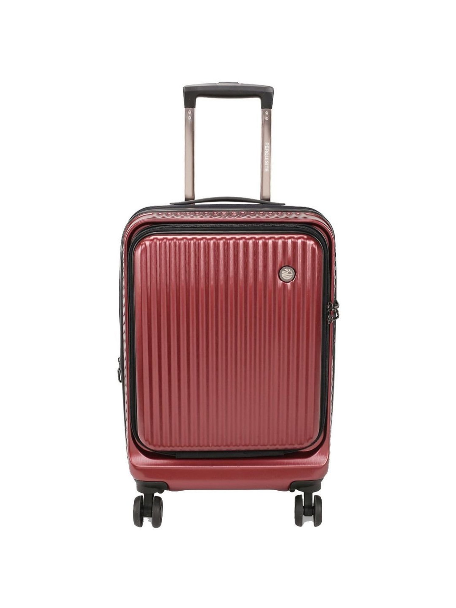 Perquisite Y2K Luxe Range Wine Red Hard 20" Cabin Luggage