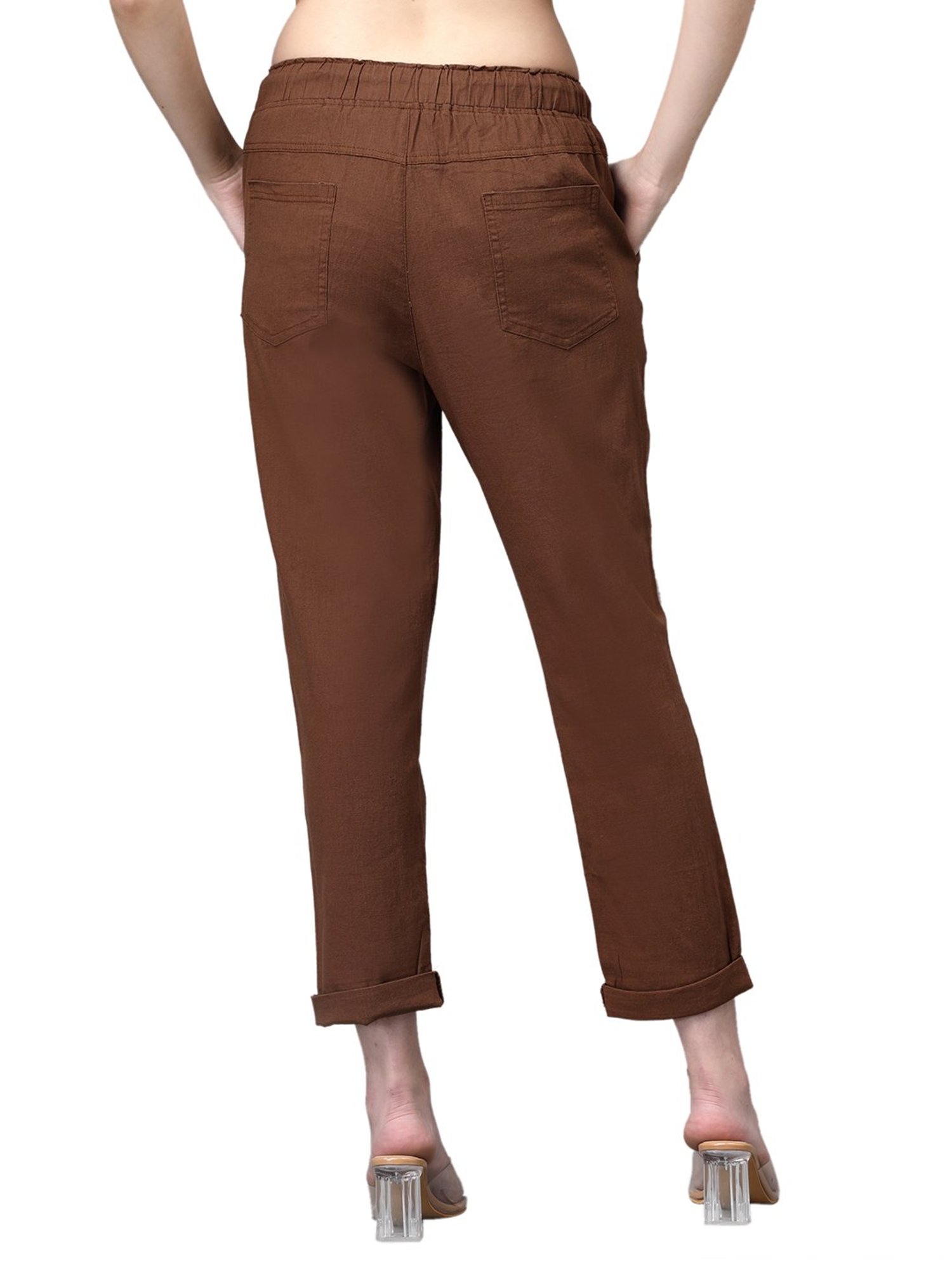 KENDALL + KYLIE Black Mid Rise Bootcut Pants