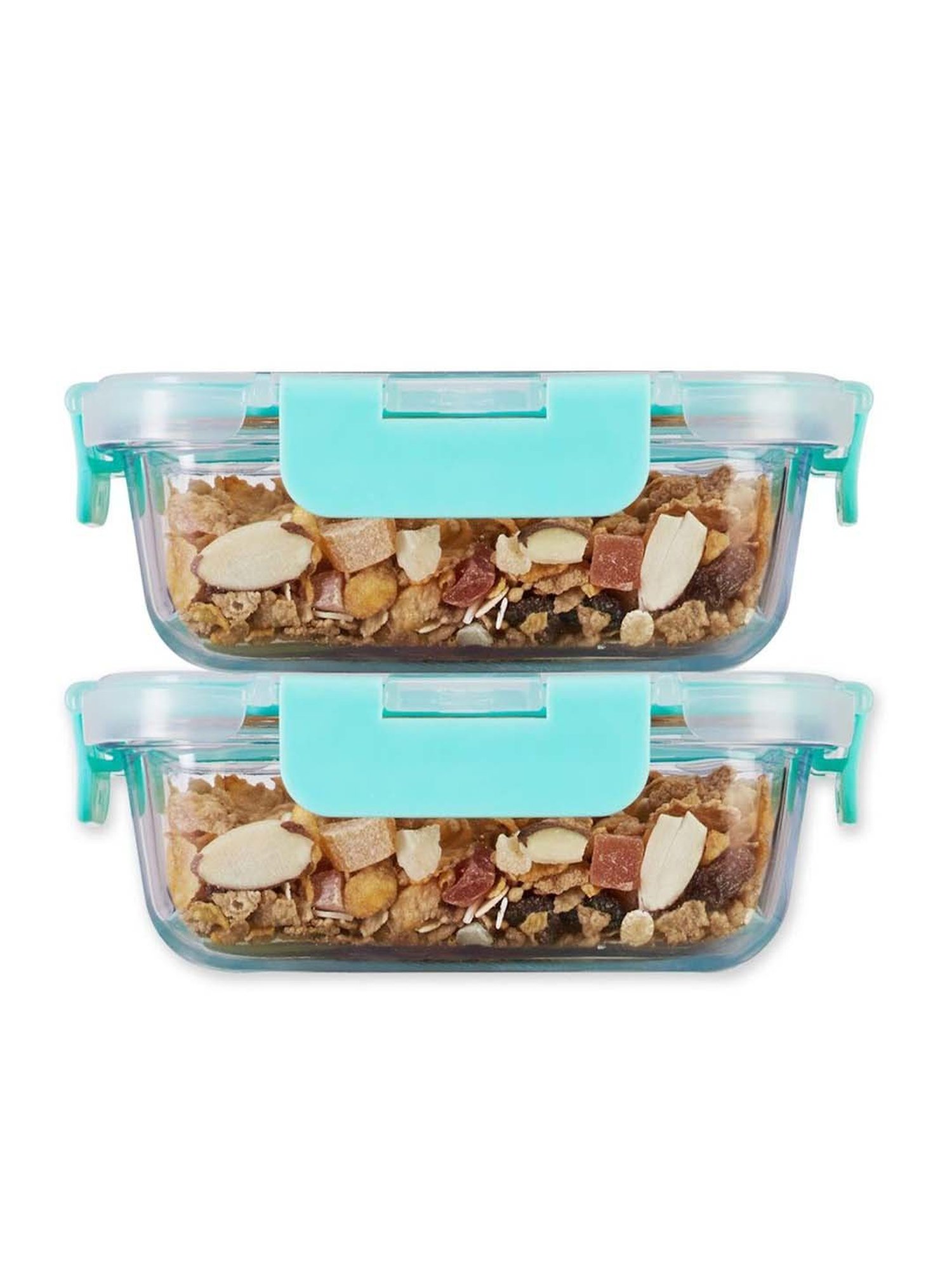 Allo Borosilicate Glass Containers with Lids Microwave Safe Container for Glass Storage Containers