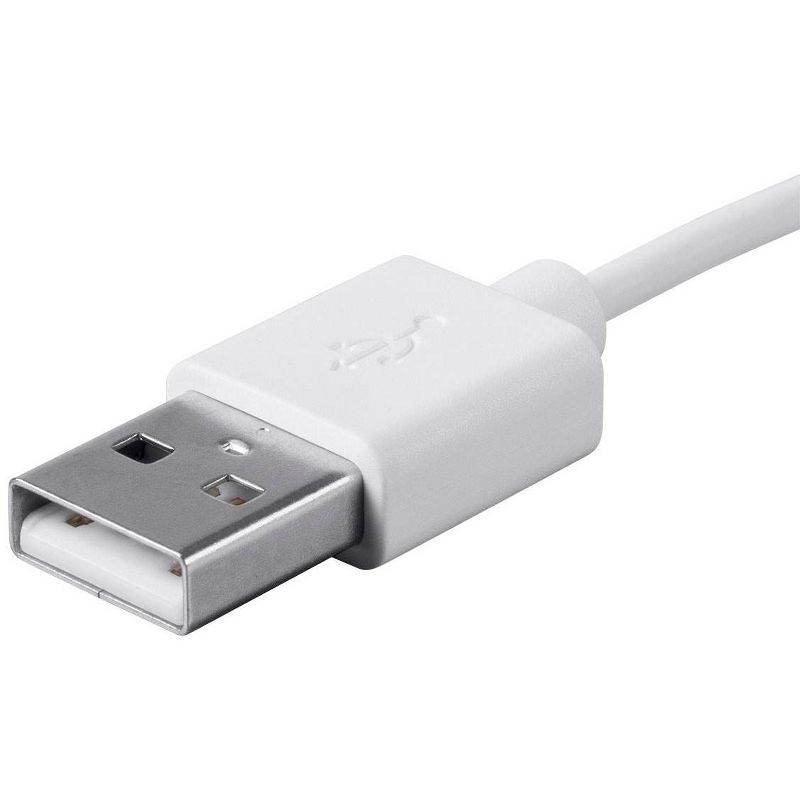 Monoprice Lightning to USB Charge & Sync Cable - 3 Feet - White | Apple MFi Certified for iPhone X, 8, 8 Plus, 7, 7 Plus, 6, 6 Plus, 5S , iPad Pro