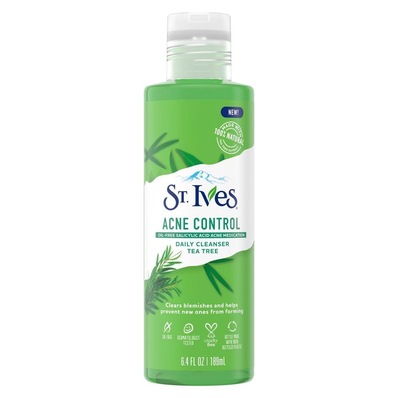 St. Ives Acne Control  Daily Face Cleanser - Tea Tree - 6.4 fl oz