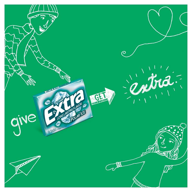 Extra Polar Ice Sugarfree Gum - 15ct