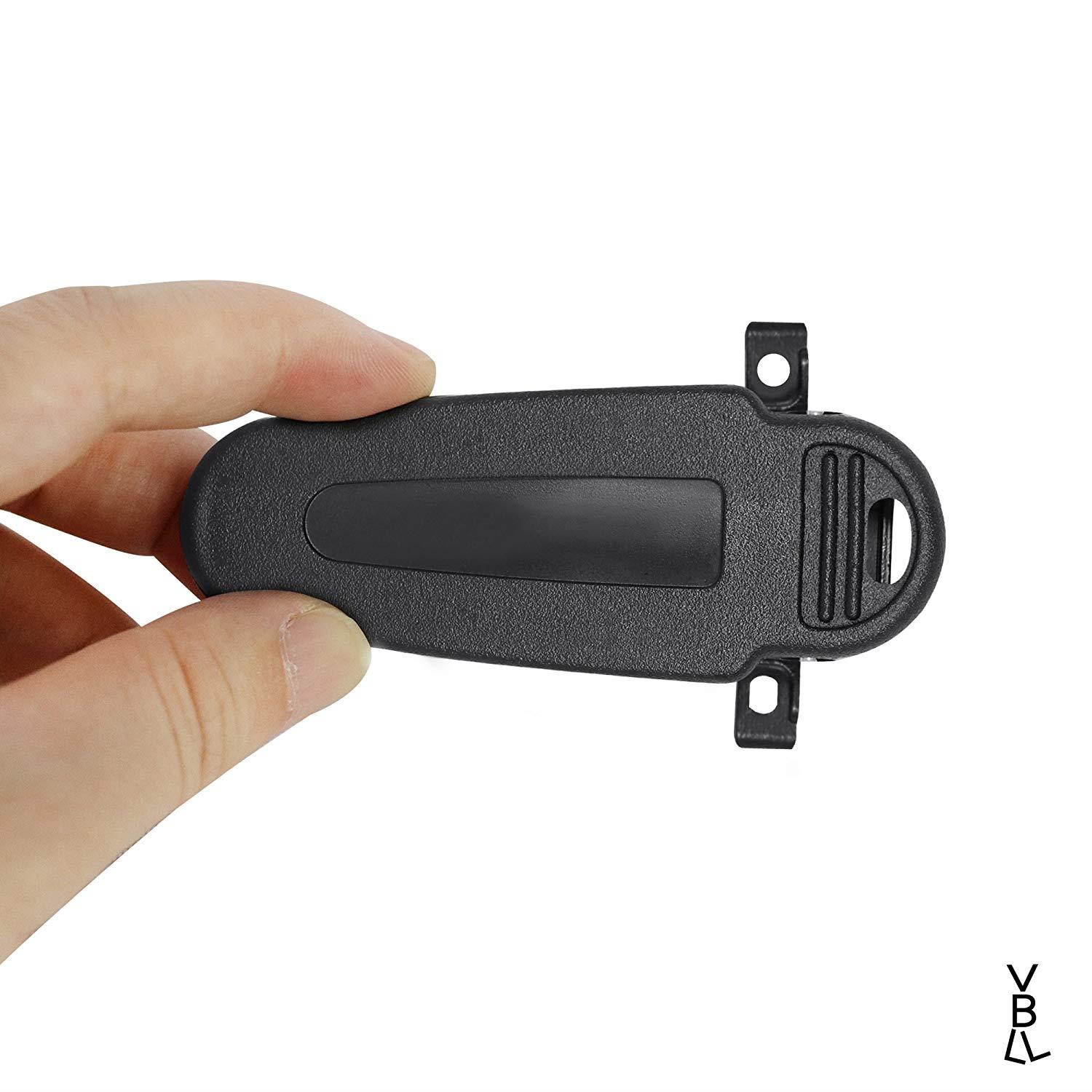 Guanshan 5X KBH-12 Belt Clip Replacement for Kenwood NX-220 NX-320 TK-3360 TK-3173 TK-3170 TK-3160 TK-3140 TK-2360 TK-2170 TK-2160 TK-2140 Two Way Radio Walkie Talkie