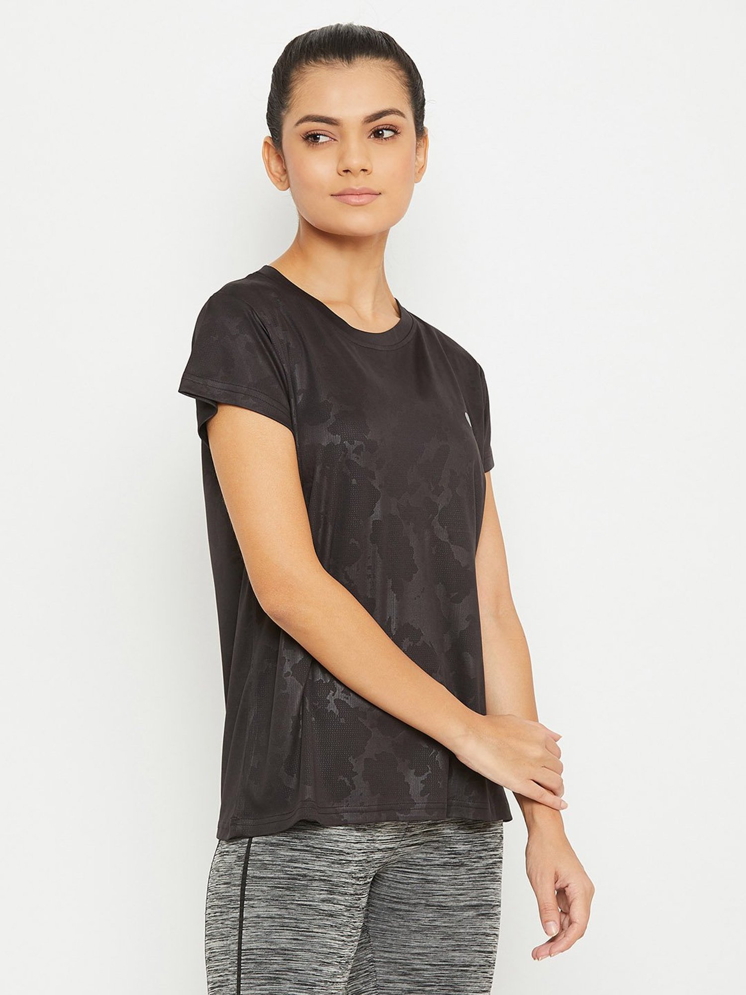 Columbia Pink Regular Fit Sports T-Shirt