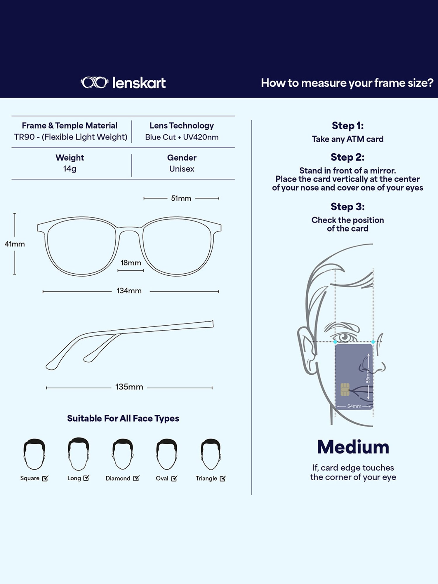 Lenskart Blu LB E13528 Blue Full Rim Square Computer Glasses