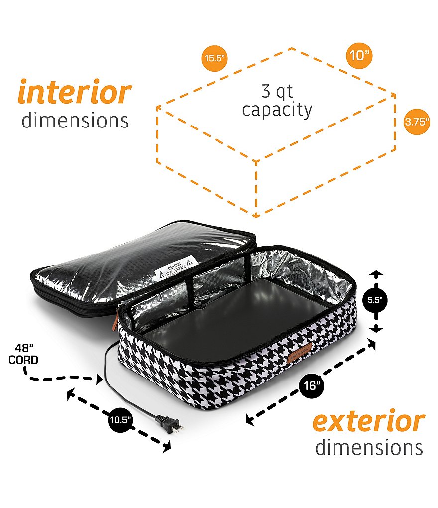 Hot Logic Portable Oven and Food Warmer Casserole Carrier Tote Bag